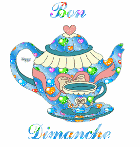 Gif animé Bon dimanche café